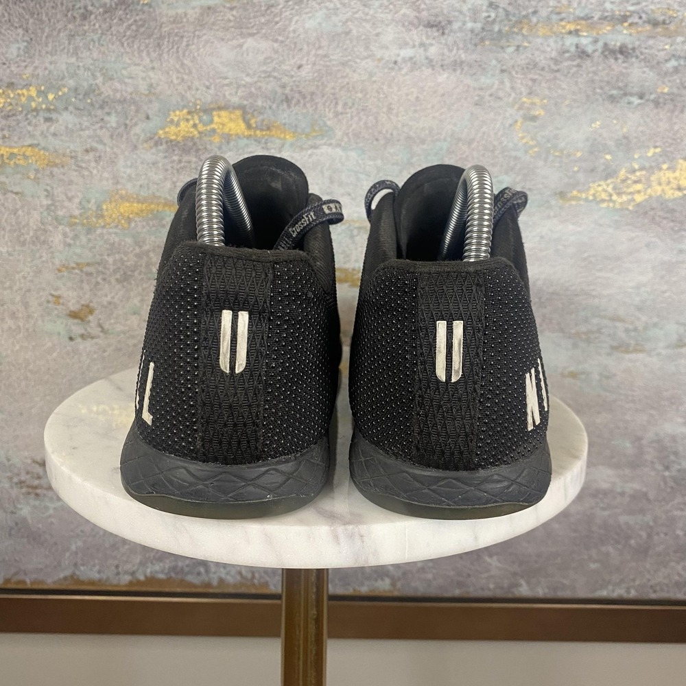 NOBULL Shoes Mens Size 8 Black Trainer CrossFit Games Sneakers Low Top Athletic - Picture 4 of 10